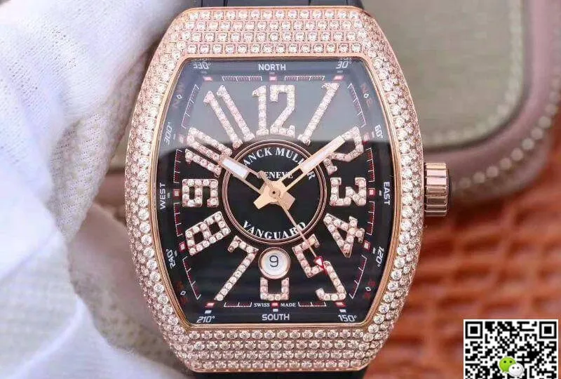 Franck Muller Vanguard V45.SC.DT.D.NBR.CD.5N.NR 1:1 Best Edition Replica Watch Swiss ETA2824-2